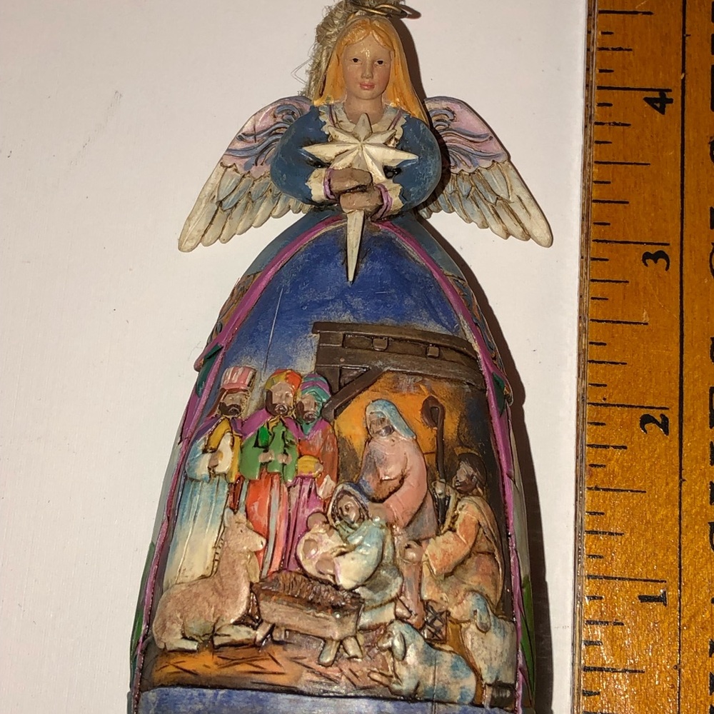 2006 Enesco Jim Shore Christmas Angel Nativity Figurine Ornament